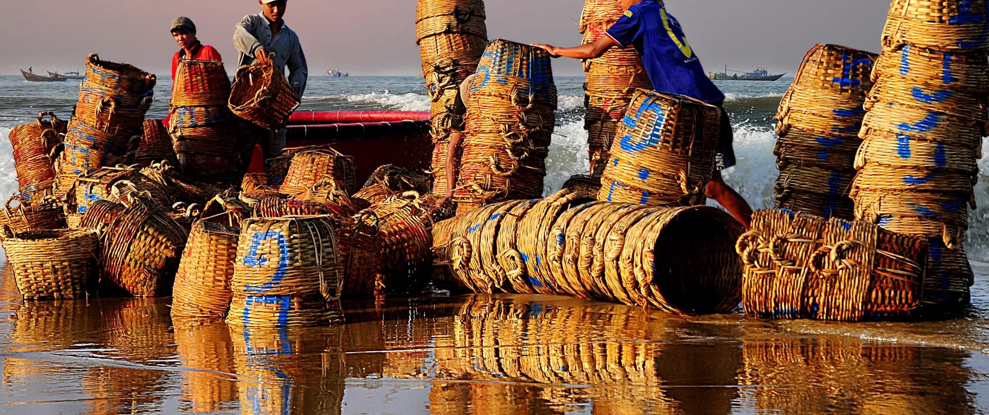 Fishing baskets, Viet Nam