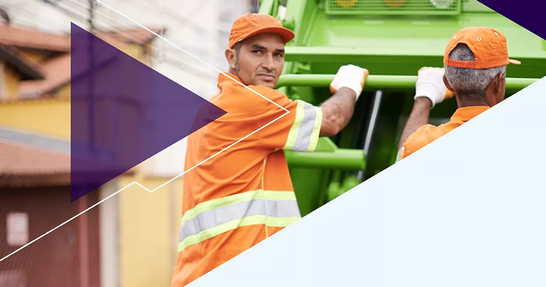 Essential workers garbage collectors