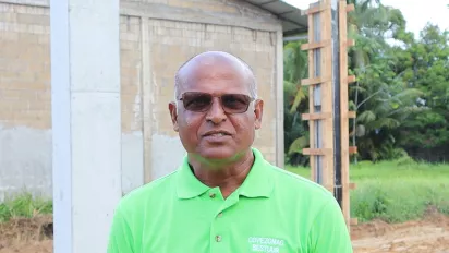 Ram Lutchman, Chair of Sunday Market Cooperative, Suriname