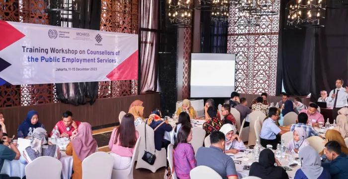 Public Employment Services counsellors training in Jakarta 