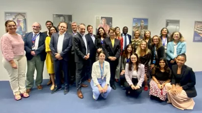 Group photo of participants in the UN Working Group on Business and Human Rights